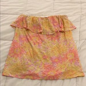 Lilly Flower Tube Top